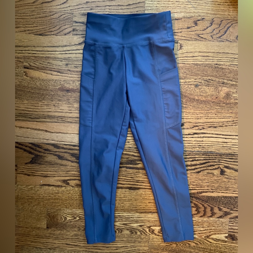 Girls Gray Yoga Pants